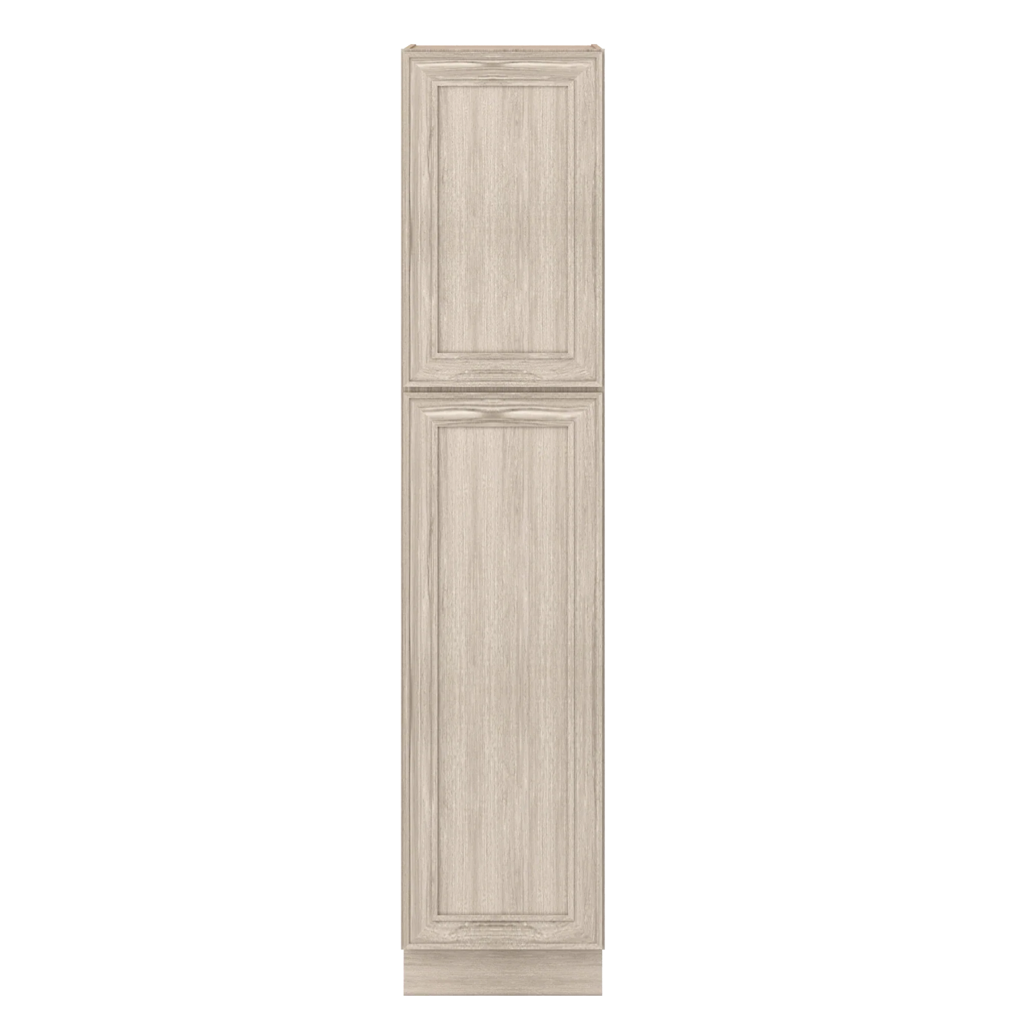 Ivory Elegant Craftsman Shaker PC1884 tall cabinet – close front view, RTA kitchen cabinet