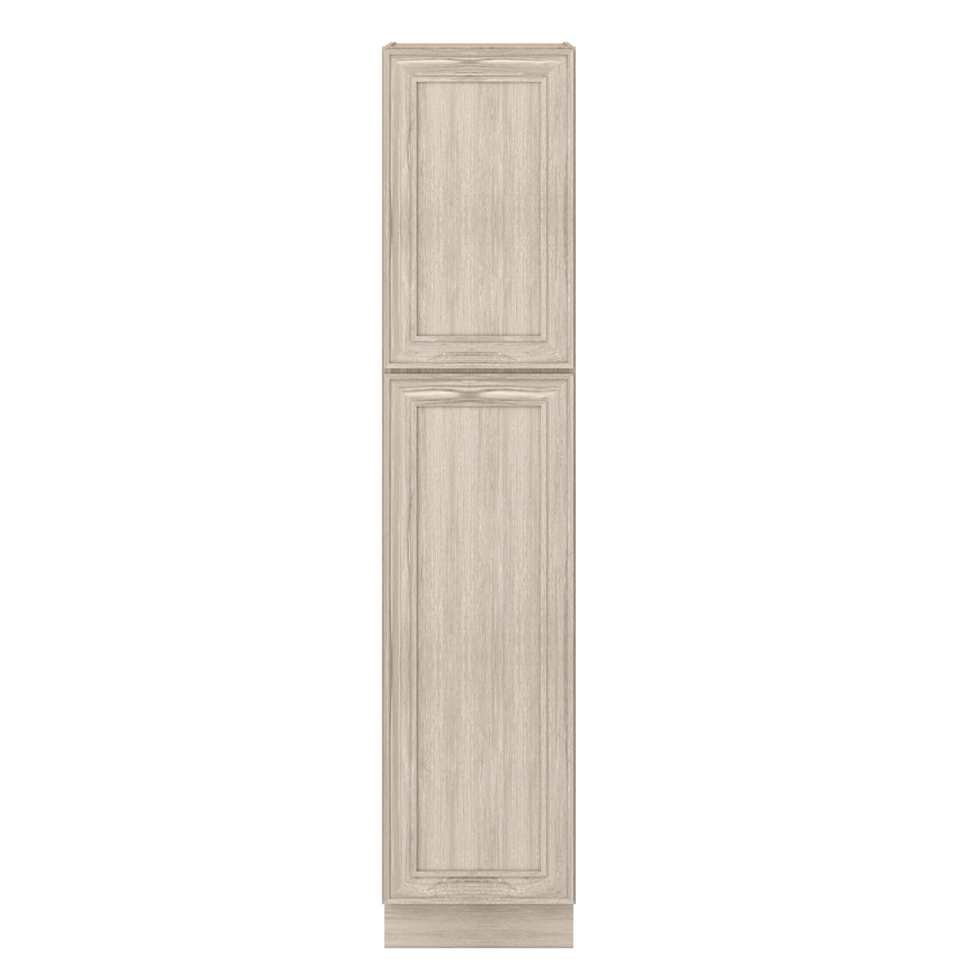 Ivory Elegant Craftsman Shaker PC1884 tall cabinet – close front view, RTA kitchen cabinet