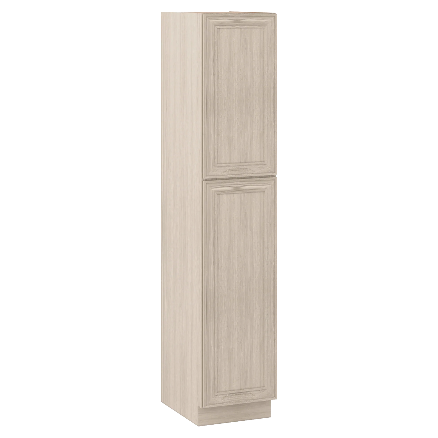 Ivory Elegant Craftsman Shaker PC1890 tall cabinet – close angle view, RTA kitchen cabinet