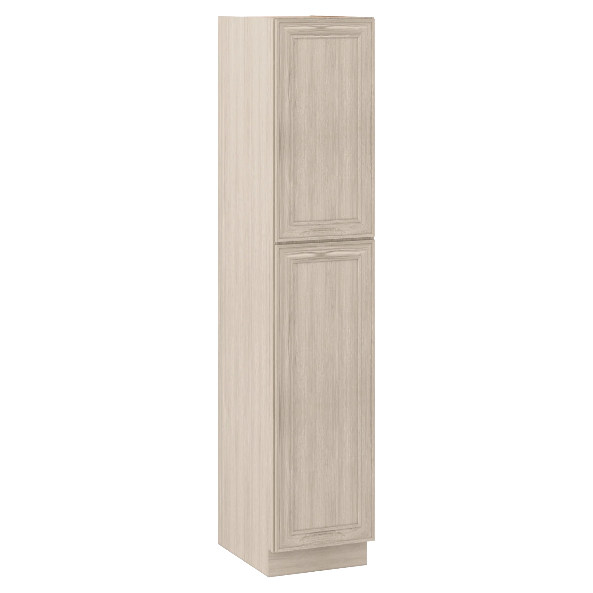Ivory Elegant Craftsman Shaker PC1890 tall cabinet – close angle view, RTA kitchen cabinet