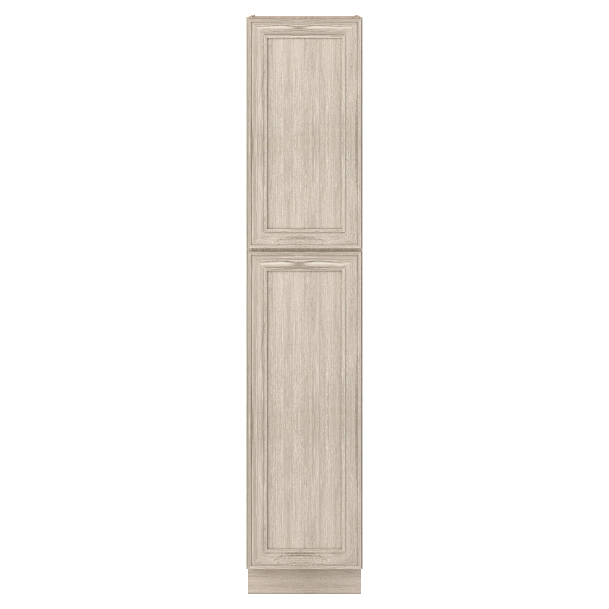 Ivory Elegant Craftsman Shaker PC1890 tall cabinet – close front view, RTA kitchen cabinet