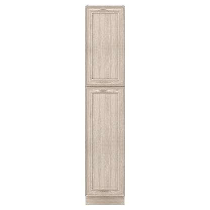 Ivory Elegant Craftsman Shaker PC1890 tall cabinet – close front view, RTA kitchen cabinet