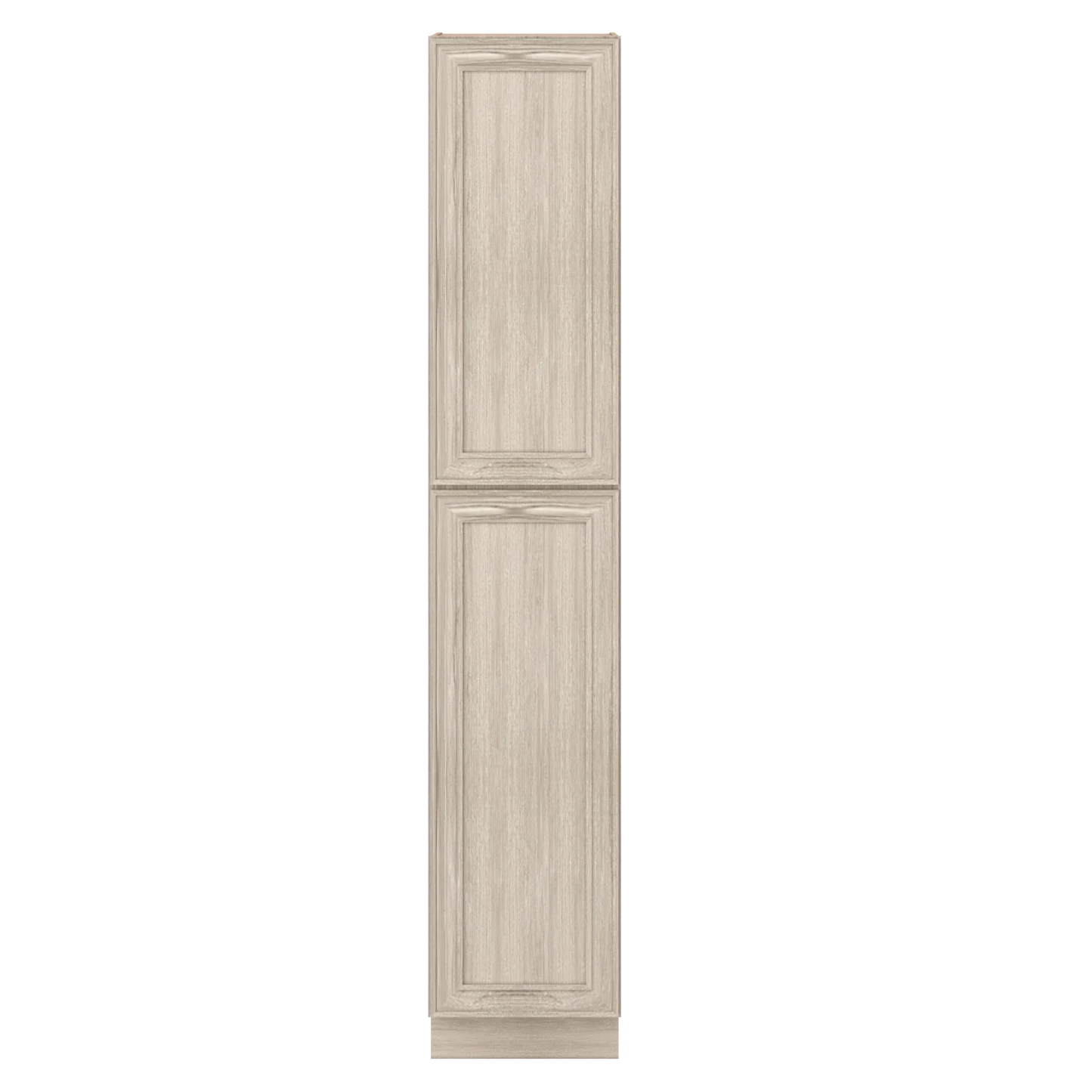 Ivory Elegant Craftsman Shaker PC1896 tall cabinet – close front view, RTA kitchen cabinet