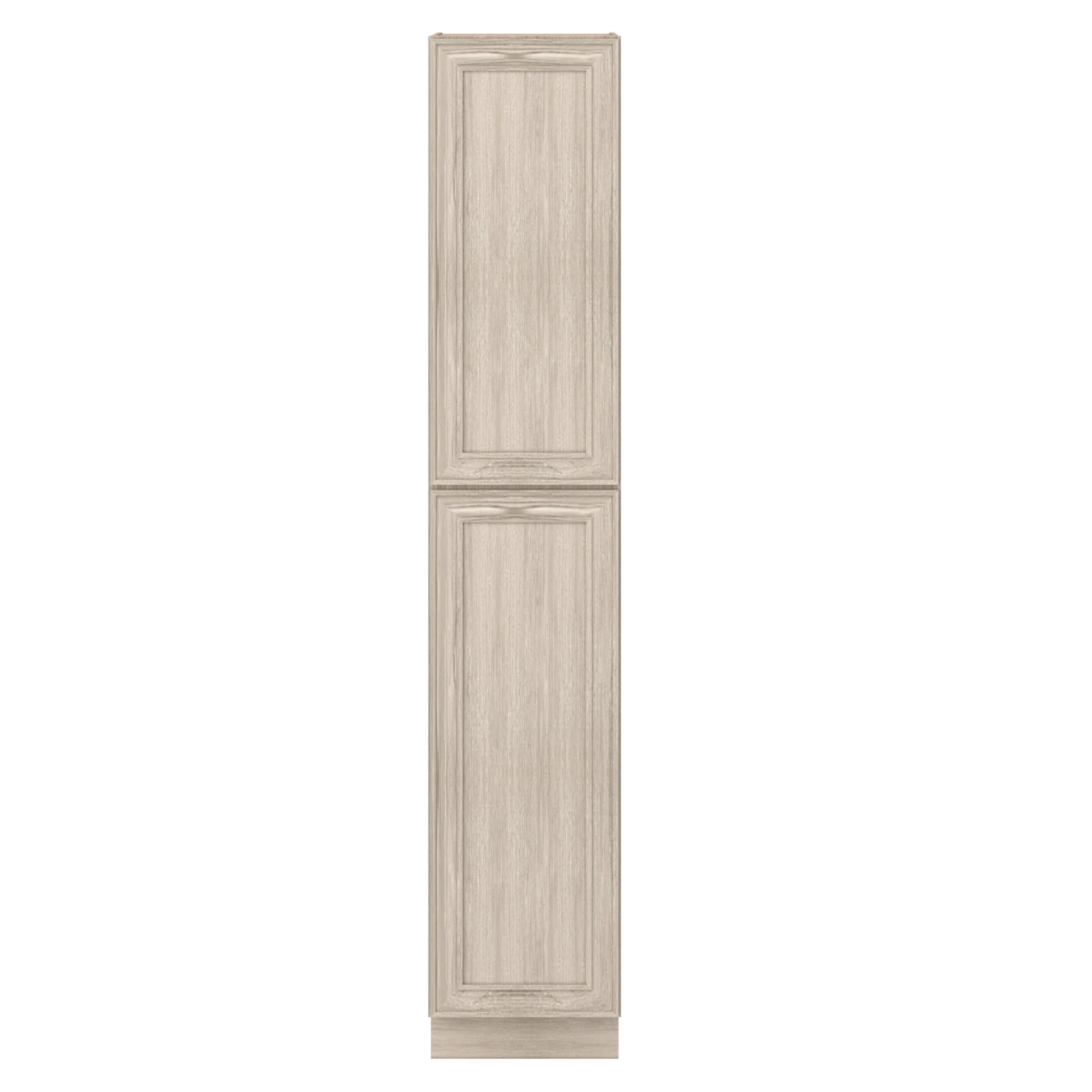 Ivory Elegant Craftsman Shaker PC1896 tall cabinet – close front view, RTA kitchen cabinet
