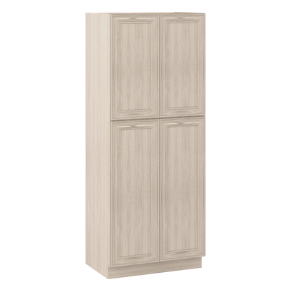 Ivory Elegant Craftsman Shaker PC3690 tall cabinet – close angle view, RTA kitchen cabinet