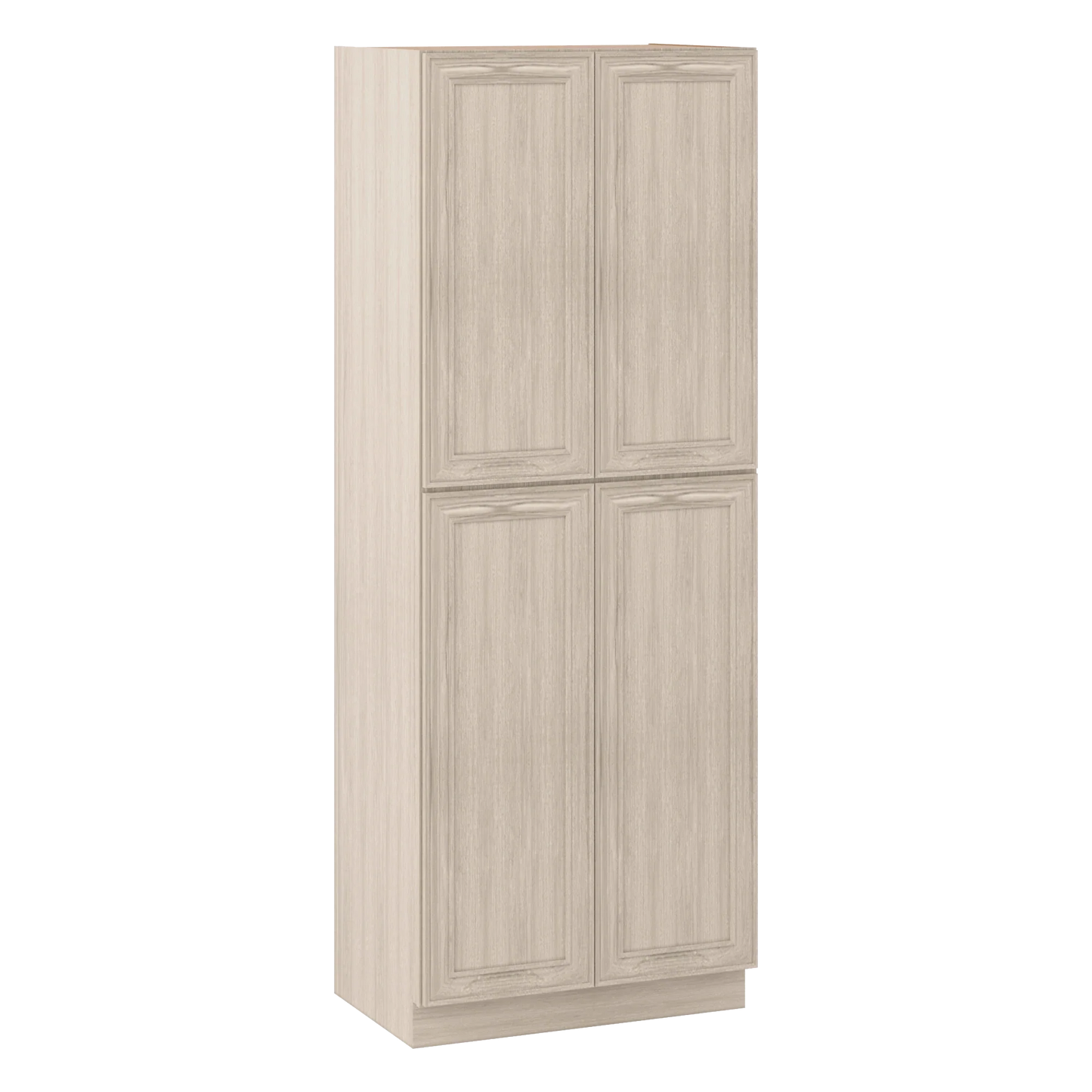Ivory Elegant Craftsman Shaker PC3696 tall cabinet – close angle view, RTA kitchen cabinet