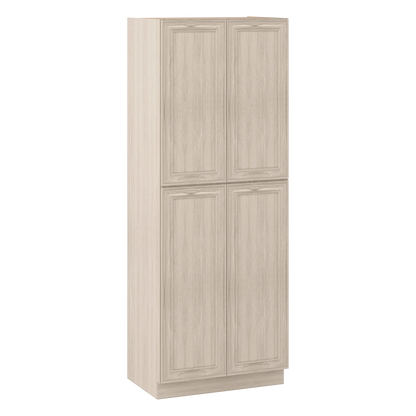 Ivory Elegant Craftsman Shaker PC3696 tall cabinet – close angle view, RTA kitchen cabinet