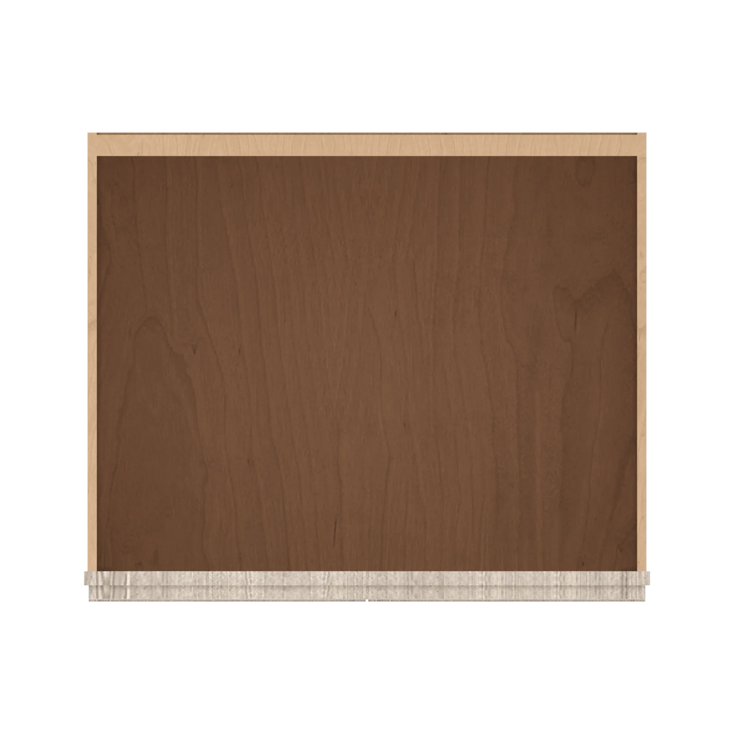 Ivory Elegant Craftsman Shaker SB30 base cabinet – top view, RTA kitchen cabinet
