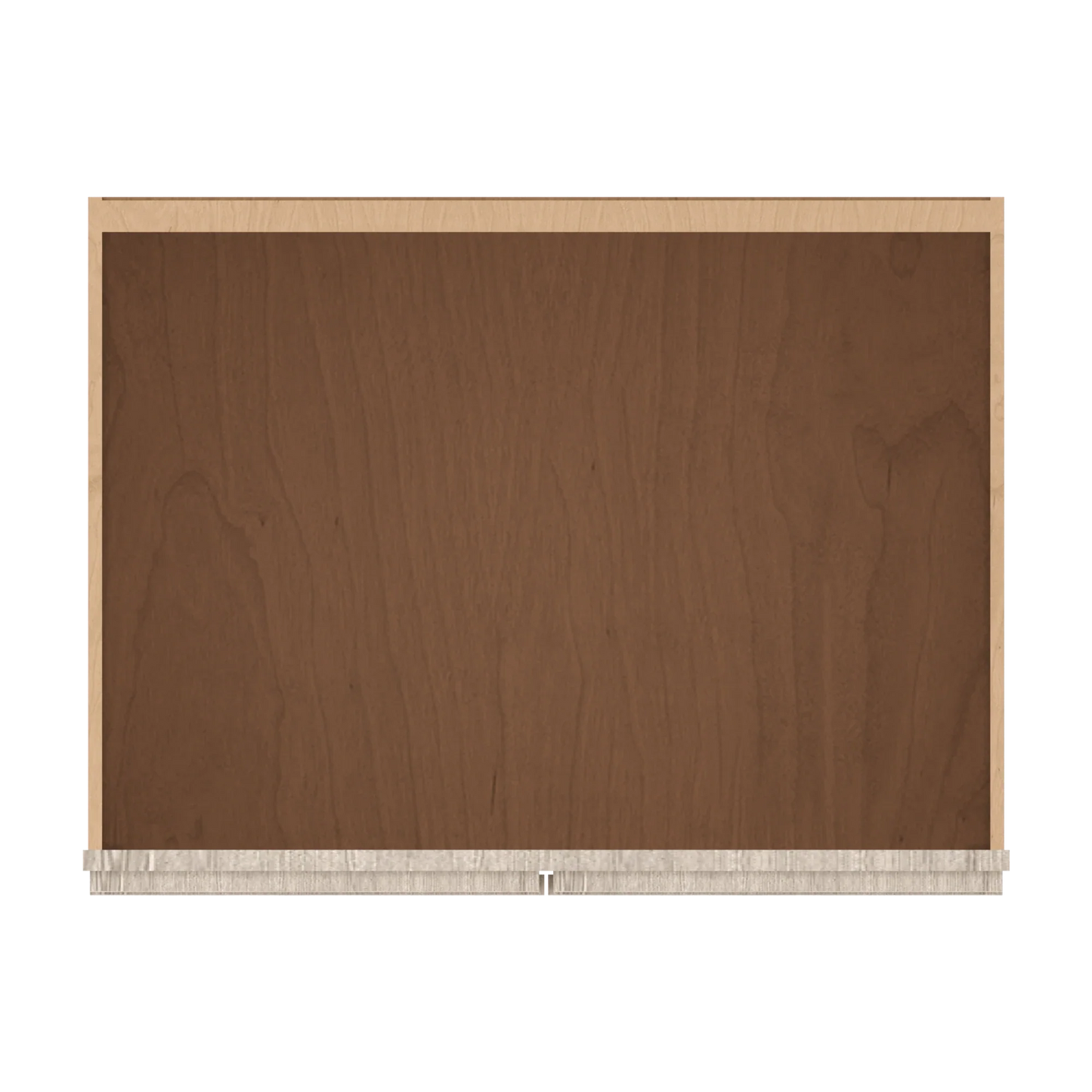 Ivory Elegant Craftsman Shaker SB33 base cabinet – top view, RTA kitchen cabinet