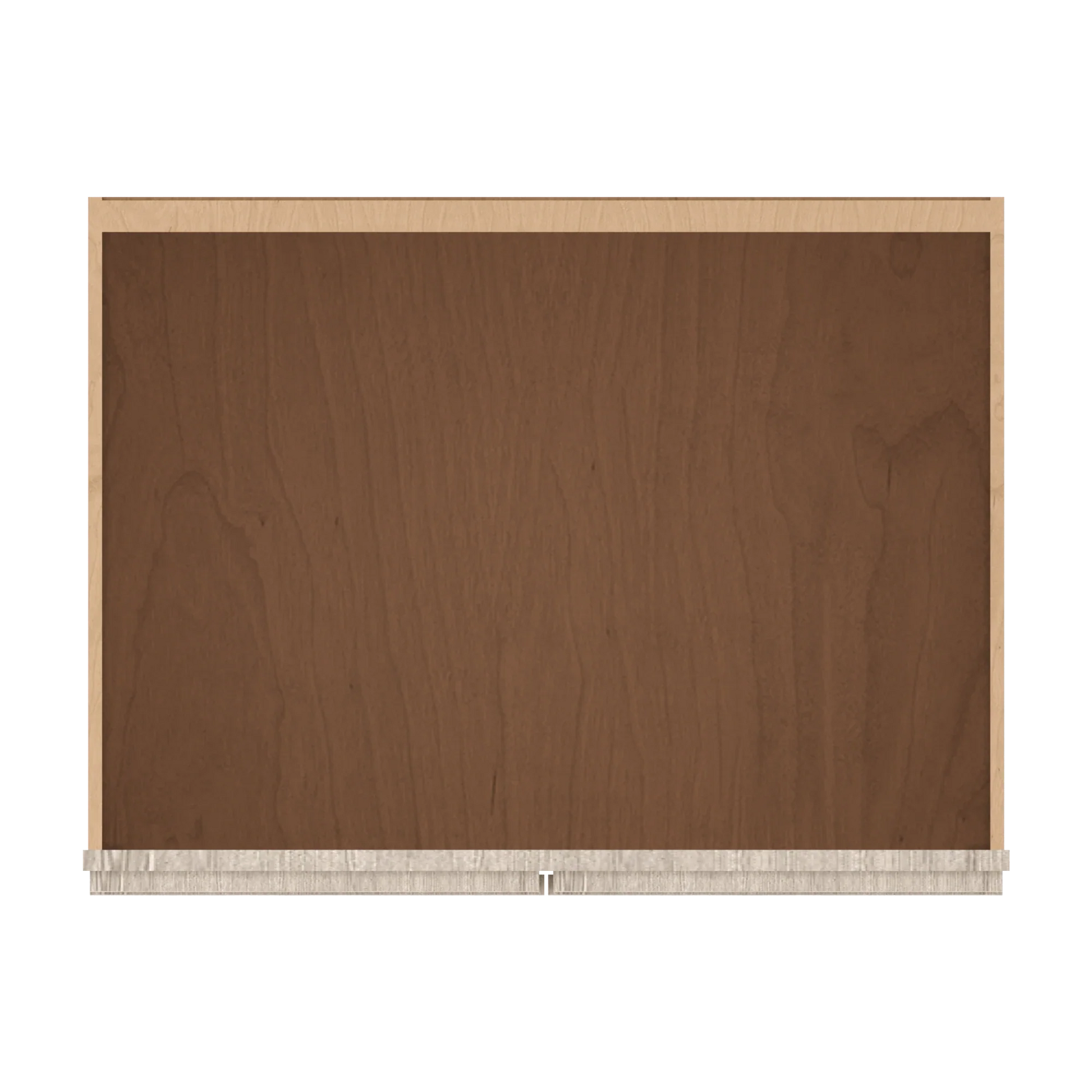 Ivory Elegant Craftsman Shaker SB33 base cabinet – top view, RTA kitchen cabinet