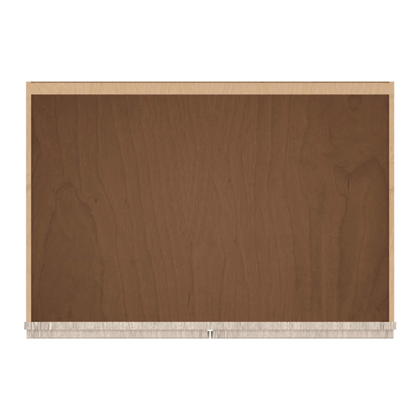Ivory Elegant Craftsman Shaker SB36 base cabinet – top view, RTA kitchen cabinet