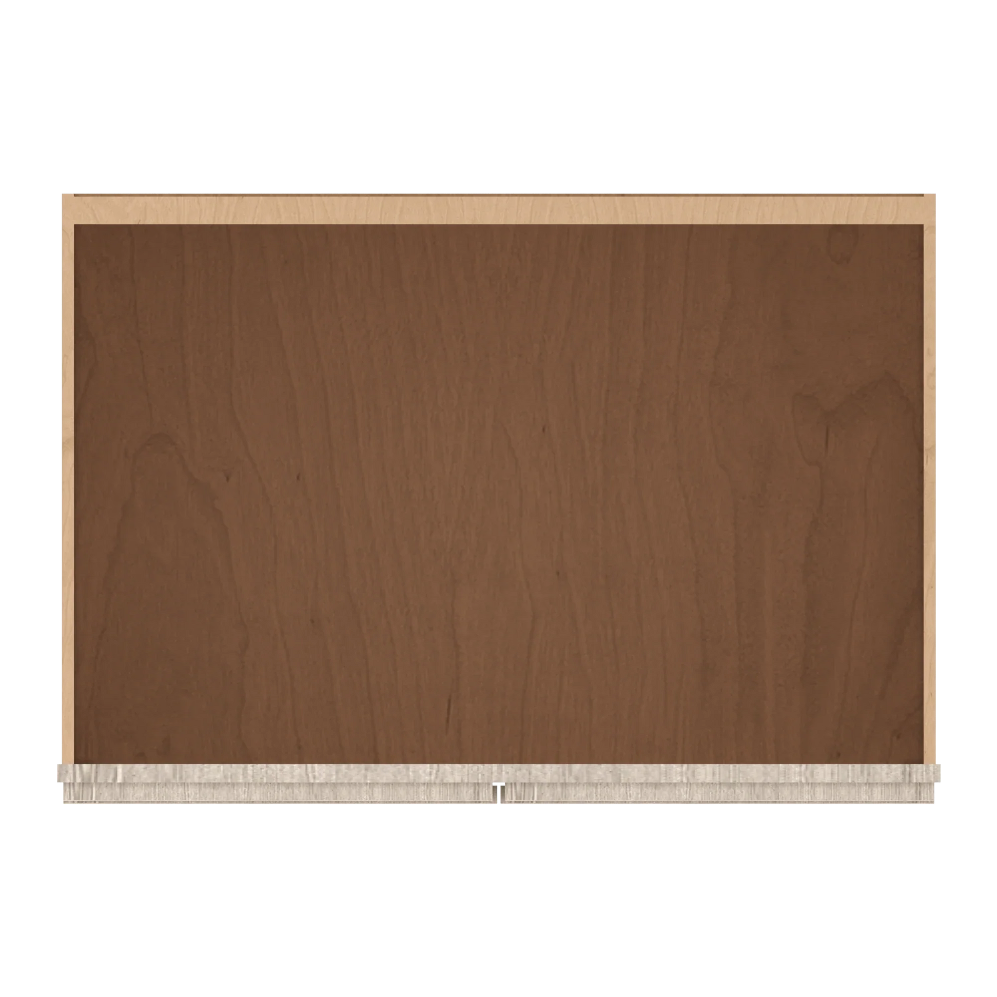 Ivory Elegant Craftsman Shaker SB36 base cabinet – top view, RTA kitchen cabinet
