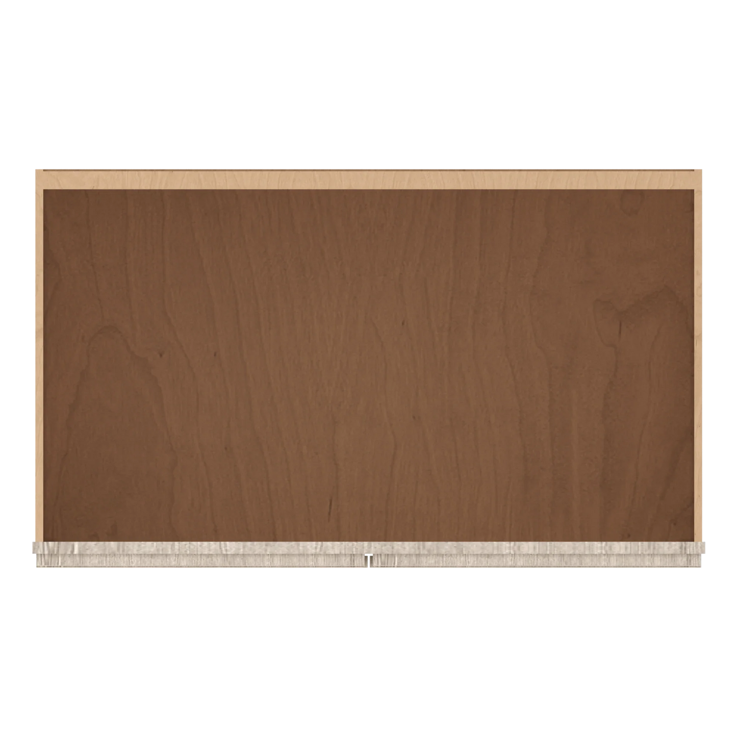 Ivory Elegant Craftsman Shaker SB42 base cabinet – top view, RTA kitchen cabinet