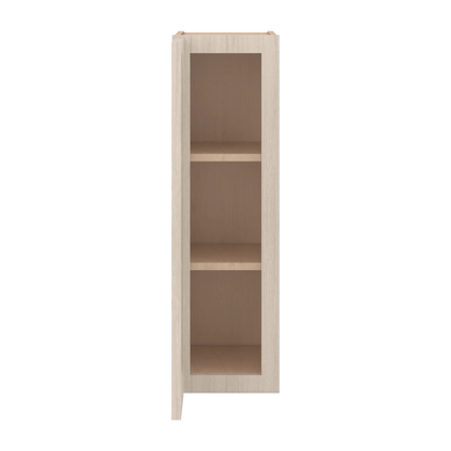Ivory Elegant Craftsman Shaker W0930 wall cabinet – open front view, RTA kitchen cabinet