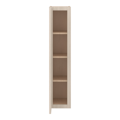 Ivory Elegant Craftsman Shaker W0942 wall cabinet – open front view, RTA kitchen cabinet