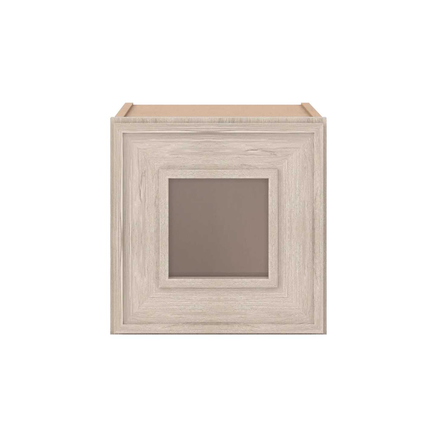 Ivory Elegant Craftsman Shaker W1212GD wall cabinet – close front view, RTA kitchen cabinet