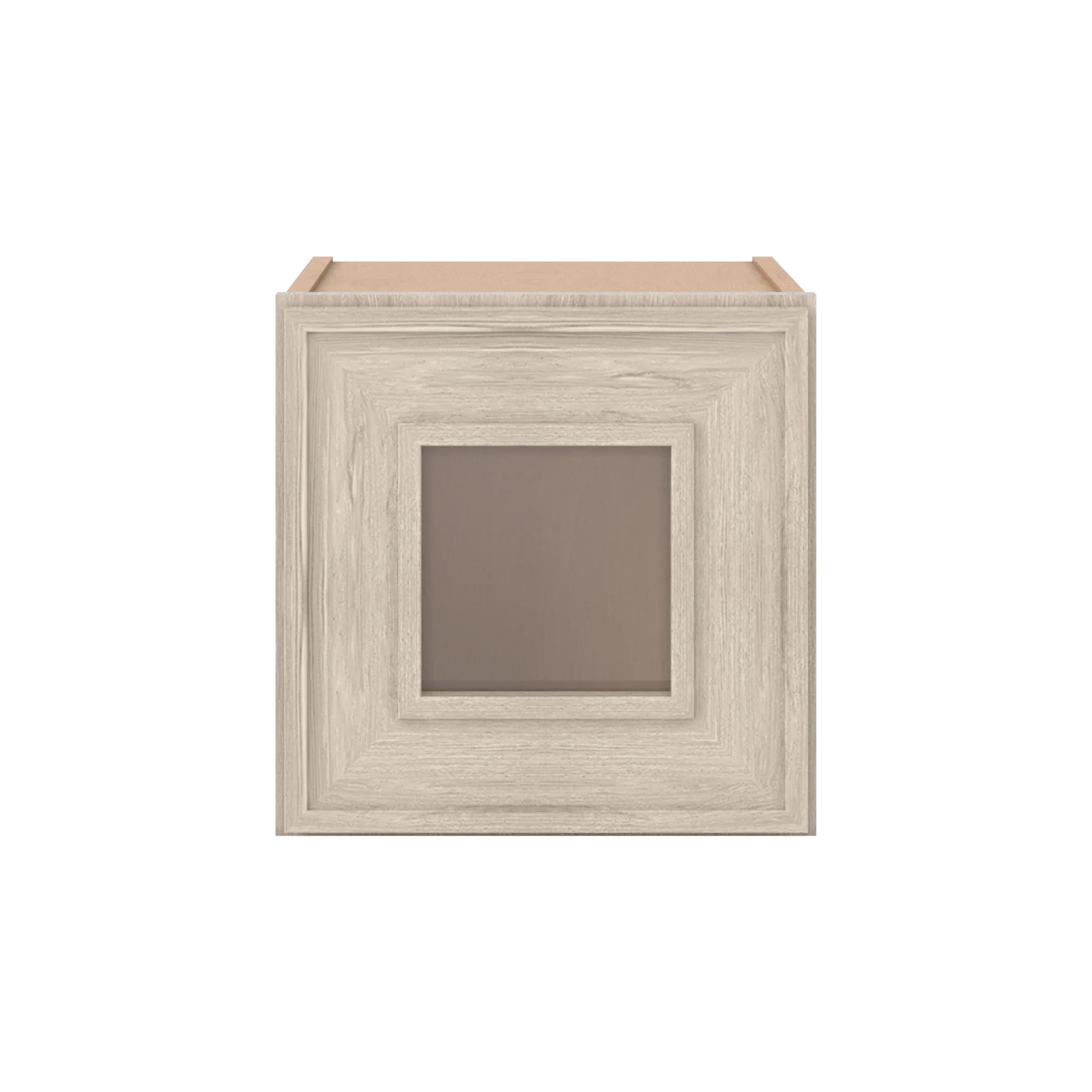 Ivory Elegant Craftsman Shaker W1212GD wall cabinet – close front view, RTA kitchen cabinet