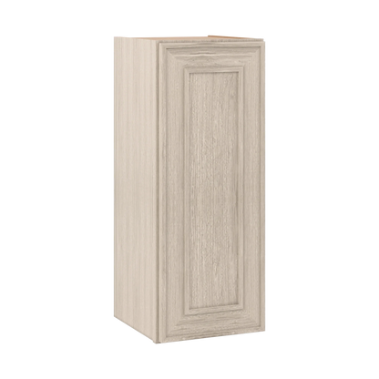 Ivory Elegant Craftsman Shaker W1230 wall cabinet – close angle view, RTA kitchen cabinet