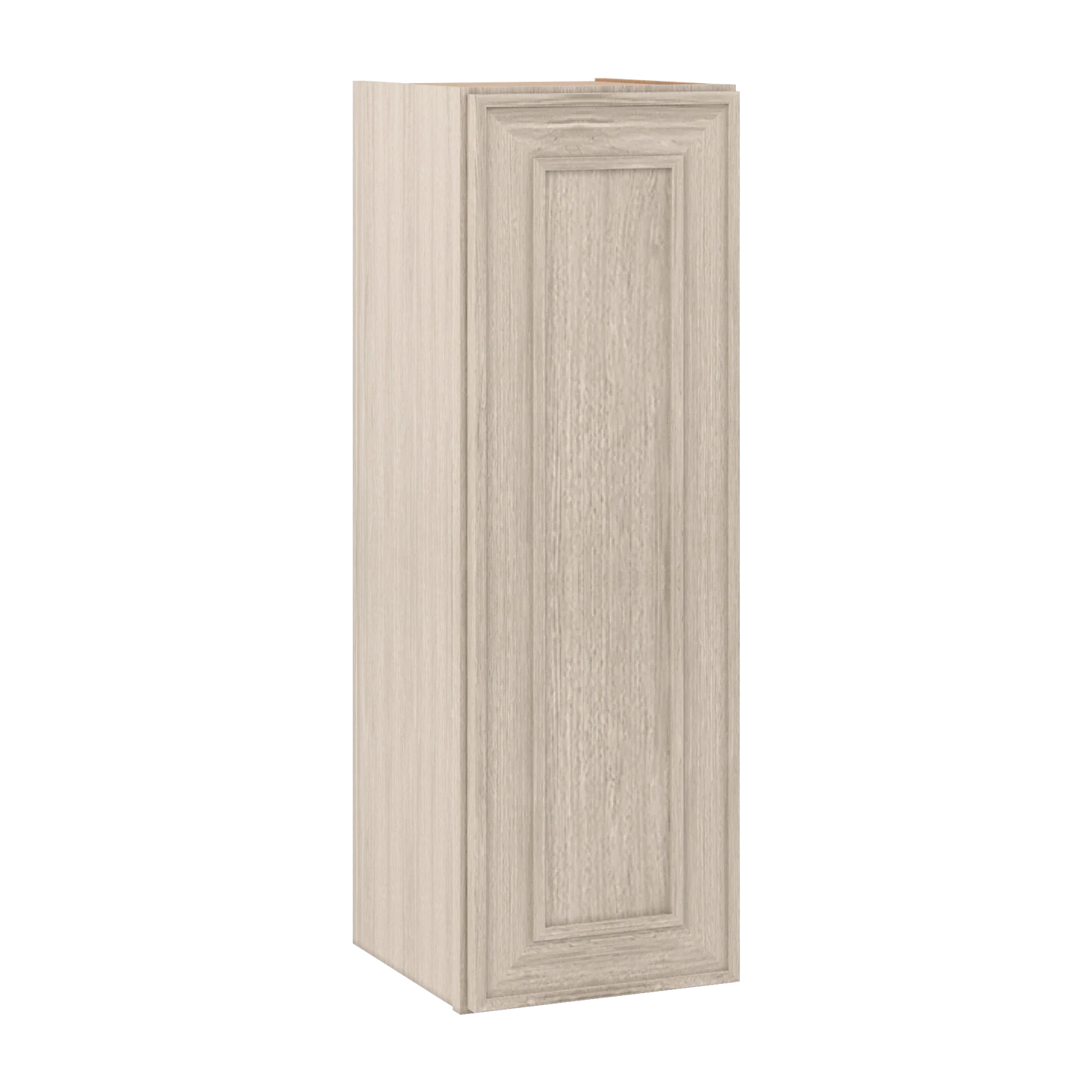 Ivory Elegant Craftsman Shaker W1236 wall cabinet – close angle view, RTA kitchen cabinet