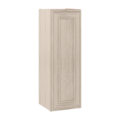 Ivory Elegant Craftsman Shaker W1236 wall cabinet – close angle view, RTA kitchen cabinet
