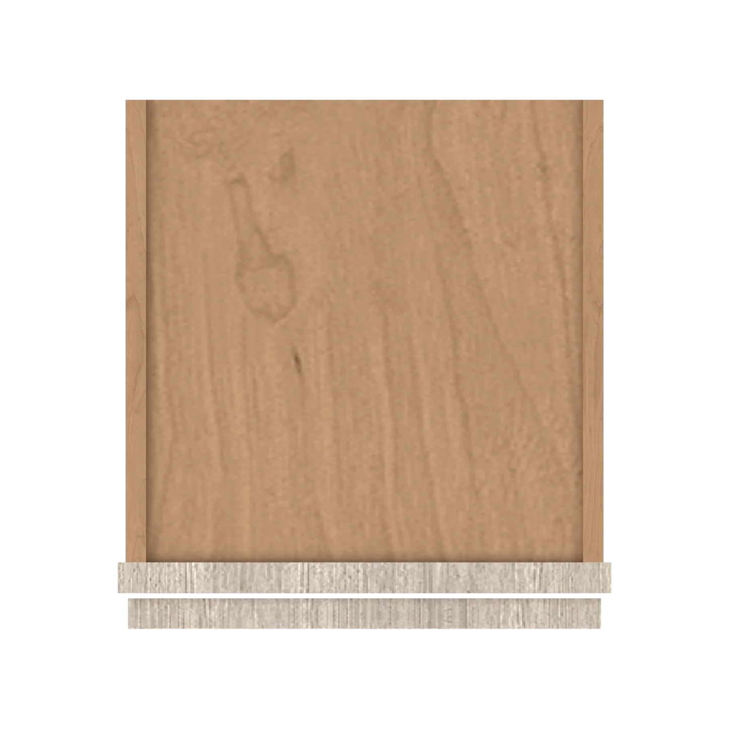 Ivory Elegant Craftsman Shaker W1236 wall cabinet – top view, RTA kitchen cabinet