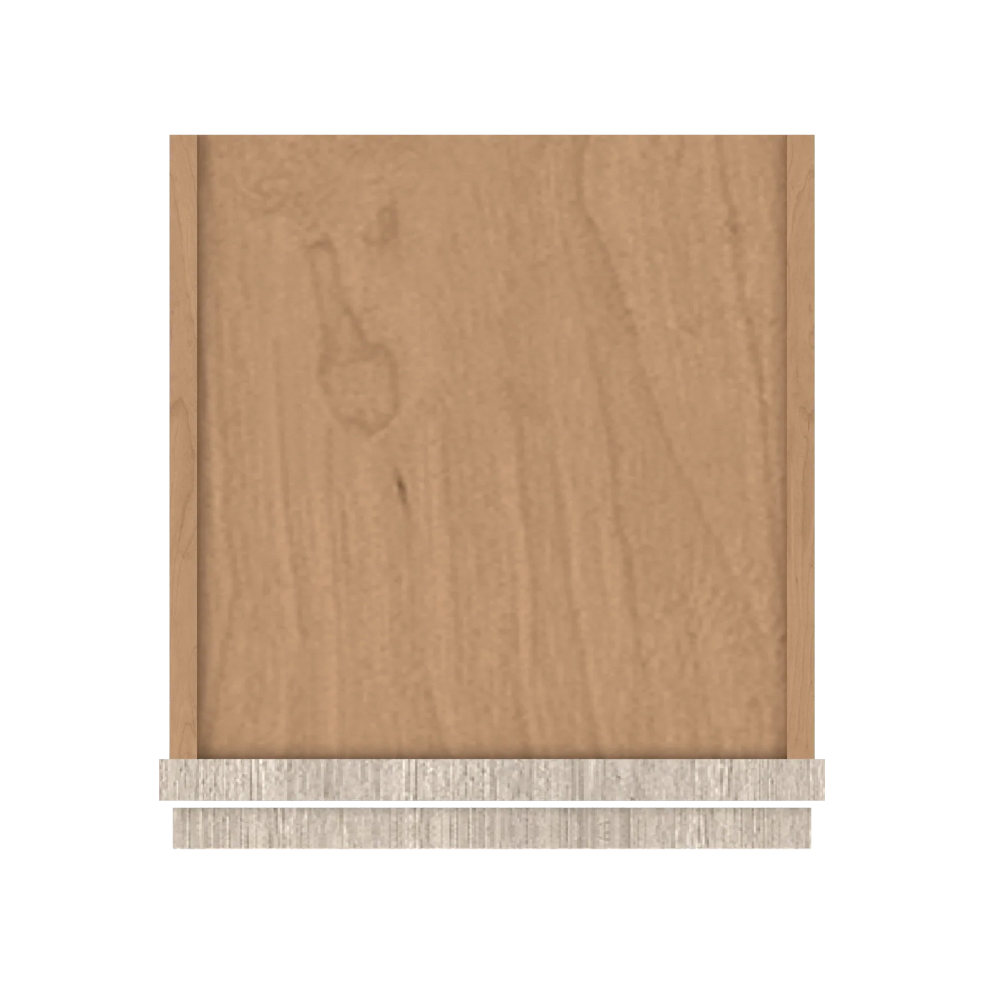 Ivory Elegant Craftsman Shaker W1236 wall cabinet – top view, RTA kitchen cabinet
