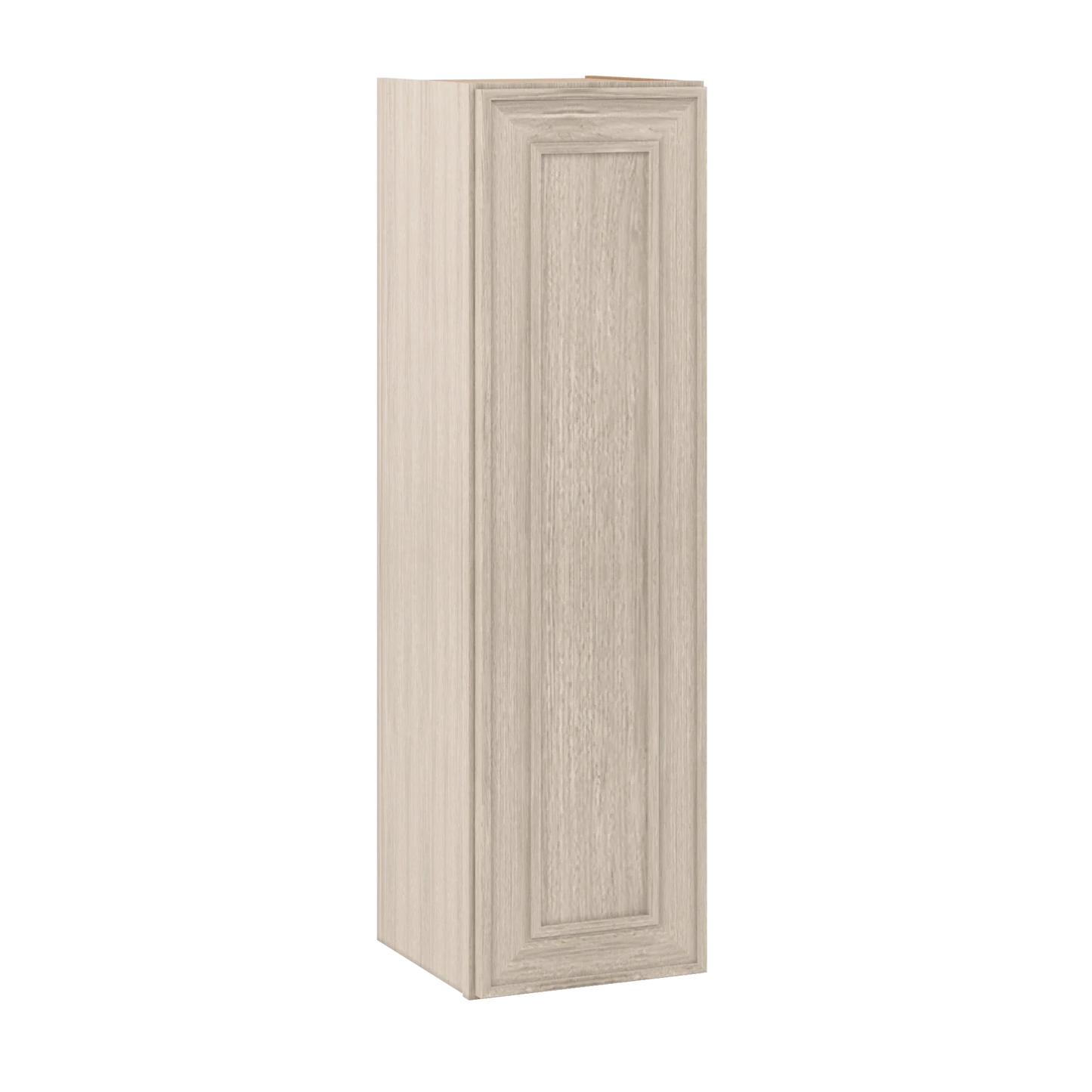 Ivory Elegant Craftsman Shaker W1242 wall cabinet – close angle view, RTA kitchen cabinet