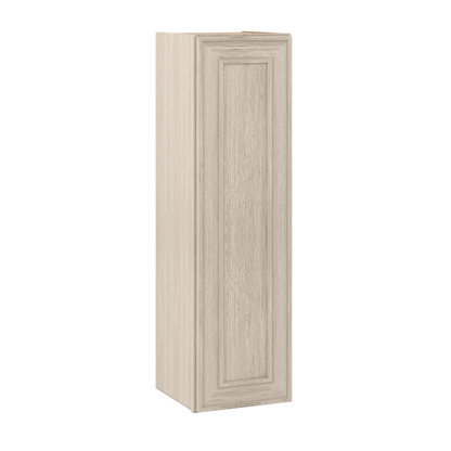 Ivory Elegant Craftsman Shaker W1242 wall cabinet – close angle view, RTA kitchen cabinet