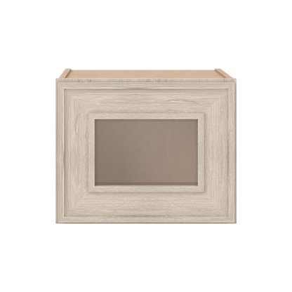 Ivory Elegant Craftsman Shaker W1512GD wall cabinet – close front view, RTA kitchen cabinet