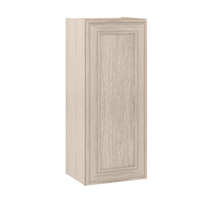 Ivory Elegant Craftsman Shaker W1536 wall cabinet – close angle view, RTA kitchen cabinet