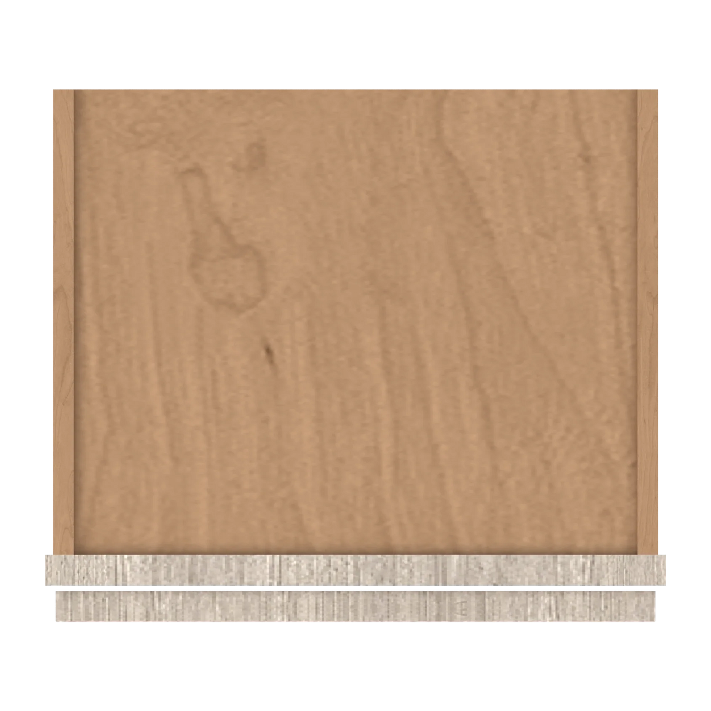 Ivory Elegant Craftsman Shaker W1536 wall cabinet – top view, RTA kitchen cabinet
