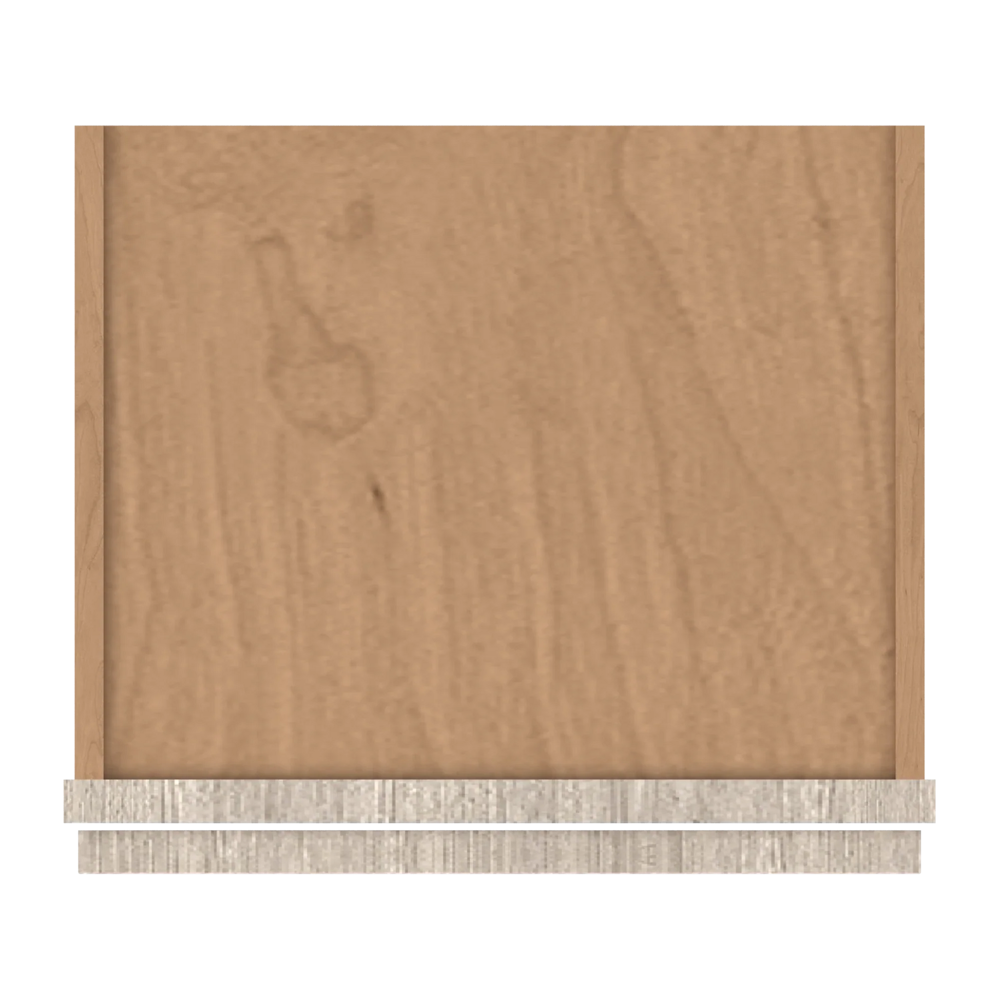 Ivory Elegant Craftsman Shaker W1536 wall cabinet – top view, RTA kitchen cabinet