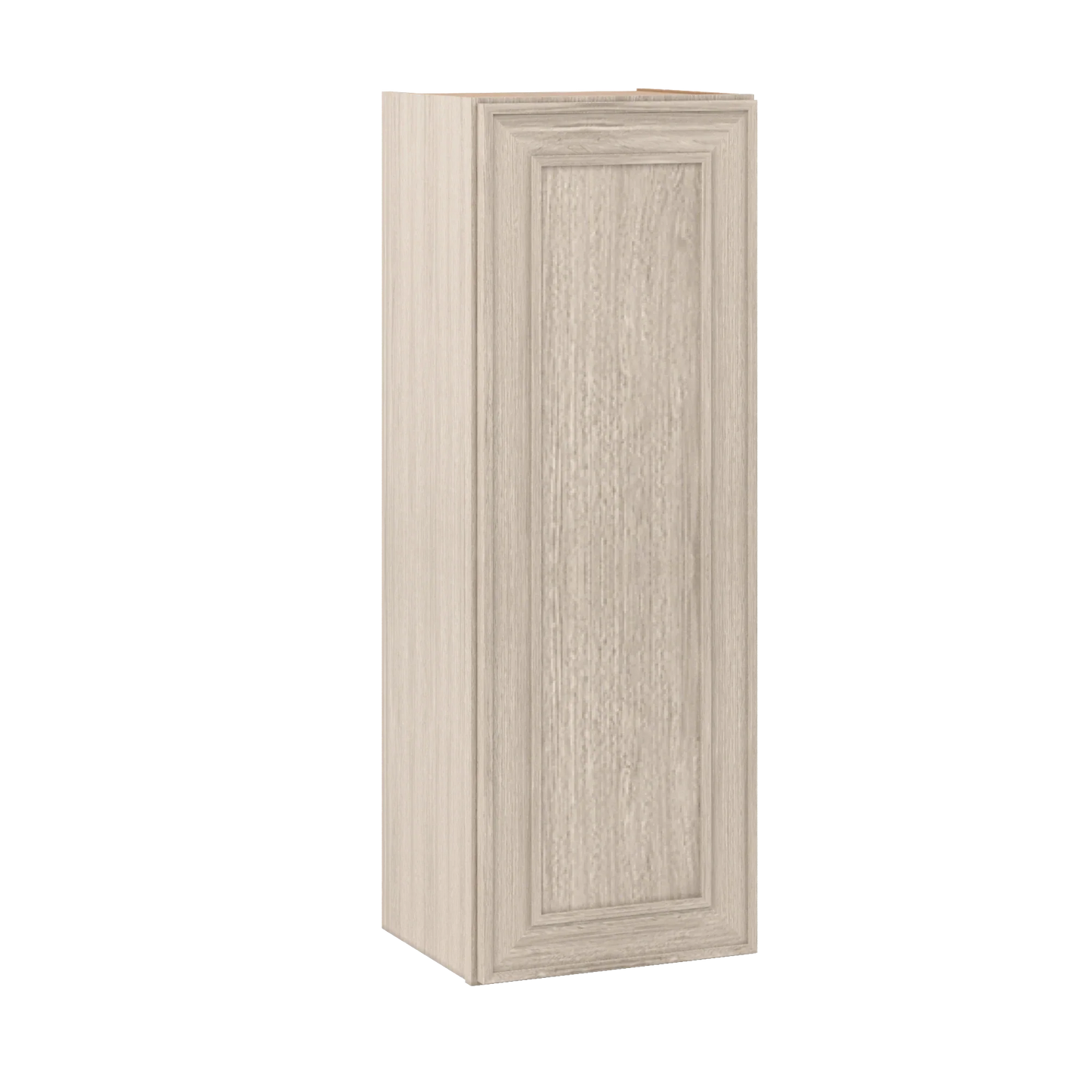 Ivory Elegant Craftsman Shaker W1542 wall cabinet – close angle view, RTA kitchen cabinet