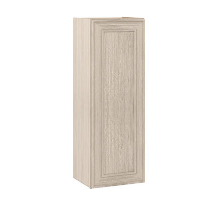 Ivory Elegant Craftsman Shaker W1542 wall cabinet – close angle view, RTA kitchen cabinet