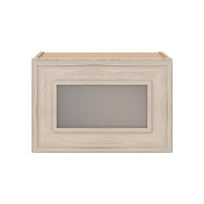 Ivory Elegant Craftsman Shaker W1812GD wall cabinet – close front view, RTA kitchen cabinet