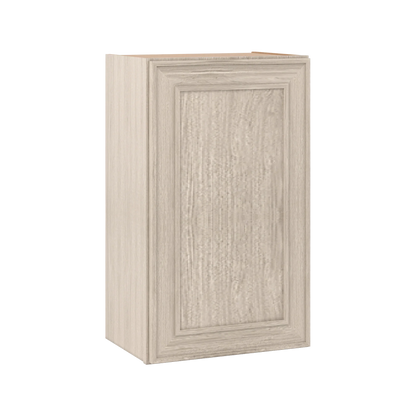 Ivory Elegant Craftsman Shaker W1830 wall cabinet – close angle view, RTA kitchen cabinet