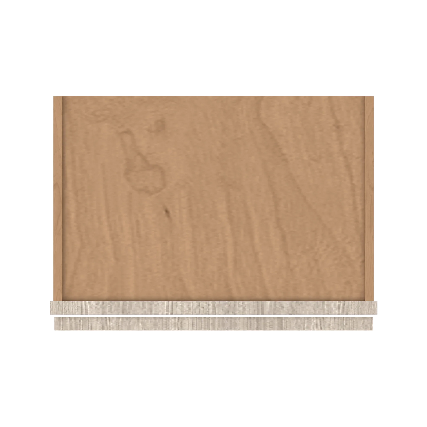 Ivory Elegant Craftsman Shaker W1836 wall cabinet – top view, RTA kitchen cabinet