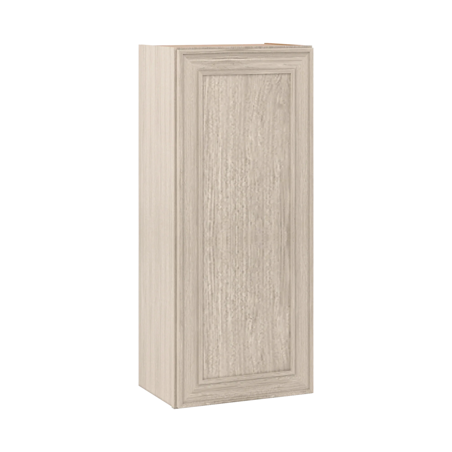 Ivory Elegant Craftsman Shaker W1842 wall cabinet – close angle view, RTA kitchen cabinet
