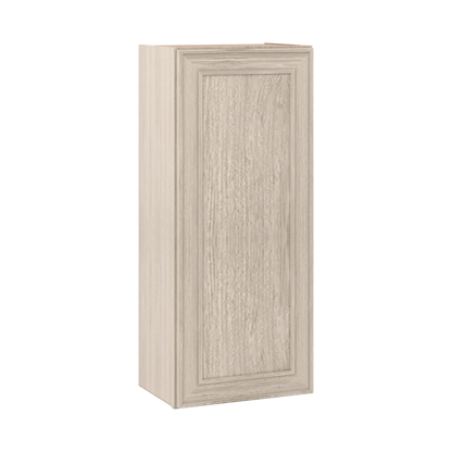 Ivory Elegant Craftsman Shaker W1842 wall cabinet – close angle view, RTA kitchen cabinet