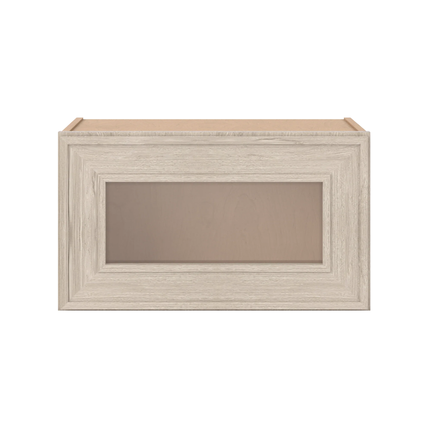 Ivory Elegant Craftsman Shaker W2112GD wall cabinet – close front view, RTA kitchen cabinet