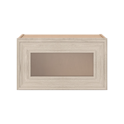 Ivory Elegant Craftsman Shaker W2112GD wall cabinet – close front view, RTA kitchen cabinet