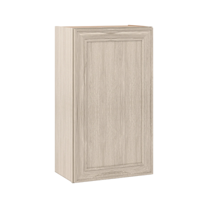 Ivory Elegant Craftsman Shaker W2136 wall cabinet – close angle view, RTA kitchen cabinet