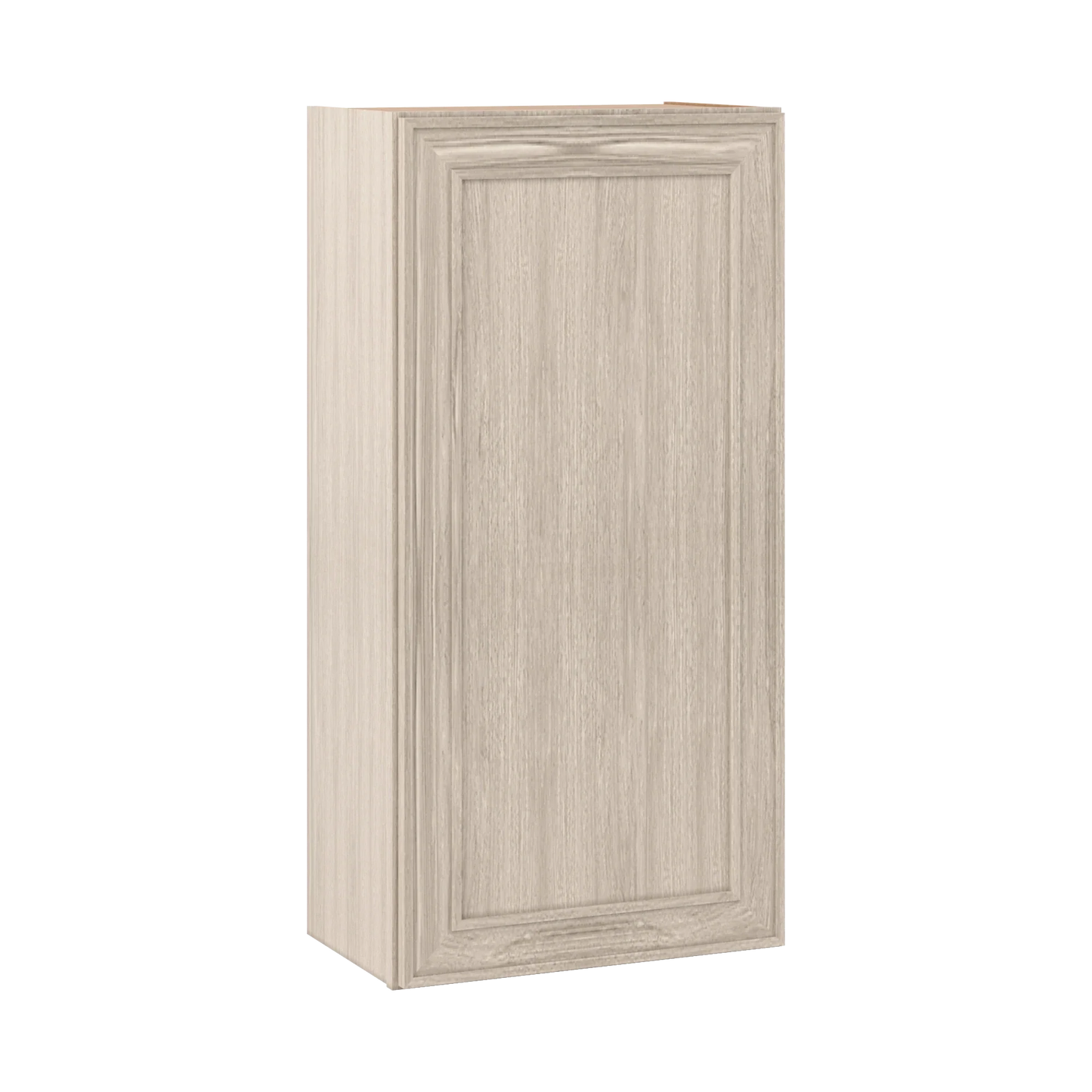 Ivory Elegant Craftsman Shaker W2142 wall cabinet – close angle view, RTA kitchen cabinet