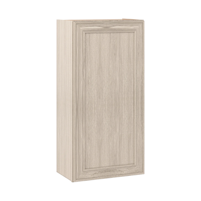 Ivory Elegant Craftsman Shaker W2142 wall cabinet – close angle view, RTA kitchen cabinet
