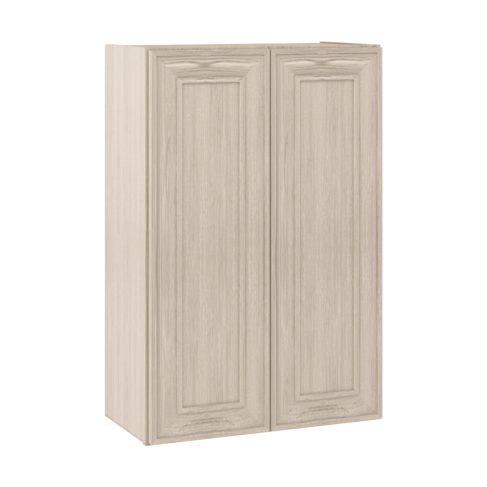 Ivory Elegant Craftsman Shaker W2436 wall cabinet – close angle view, RTA kitchen cabinet