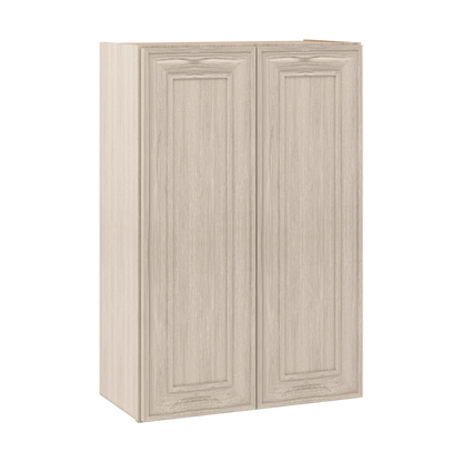 Ivory Elegant Craftsman Shaker W2436 wall cabinet – close angle view, RTA kitchen cabinet