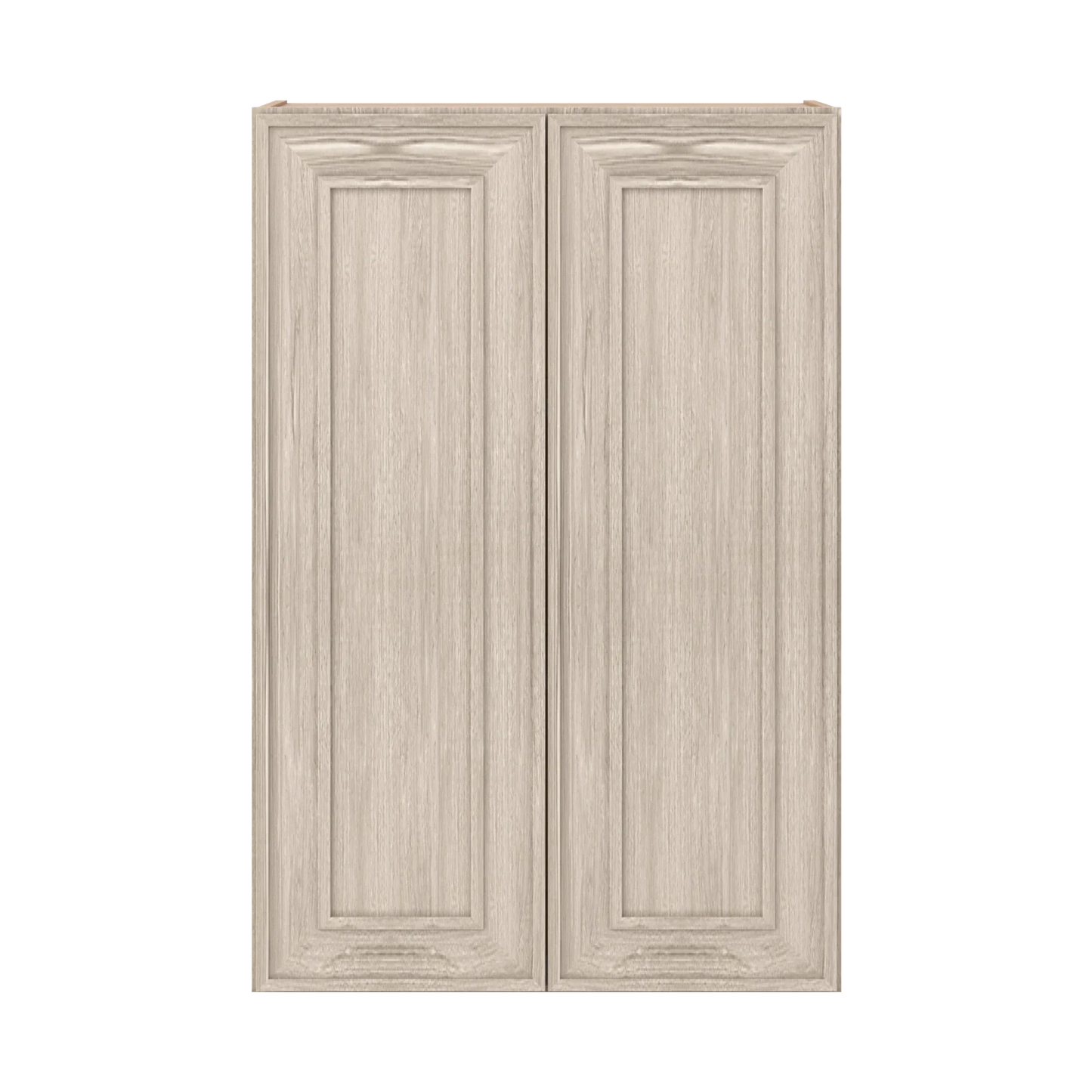Ivory Elegant Craftsman Shaker W2436 wall cabinet – close front view, RTA kitchen cabinet