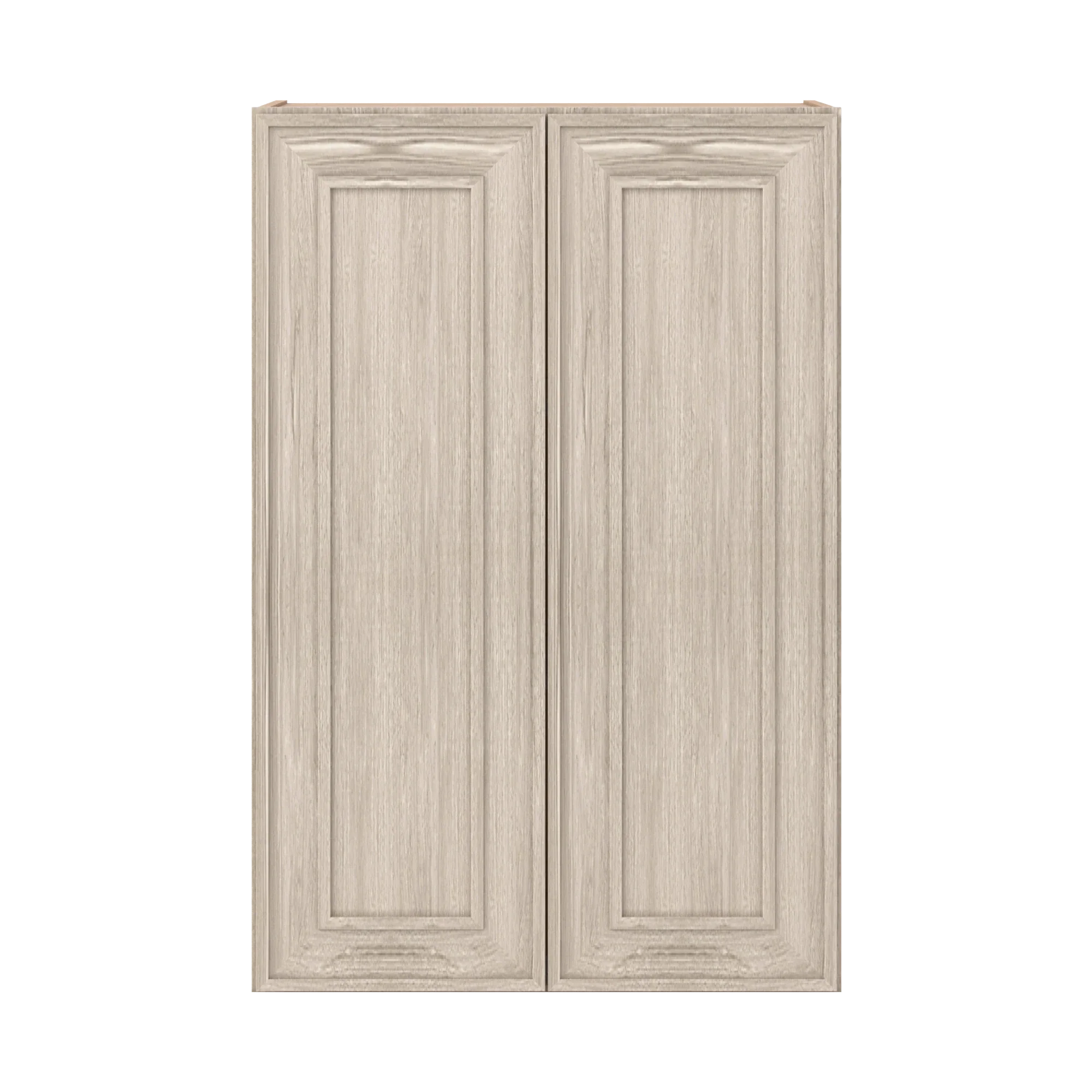 Ivory Elegant Craftsman Shaker W2436 wall cabinet – close front view, RTA kitchen cabinet