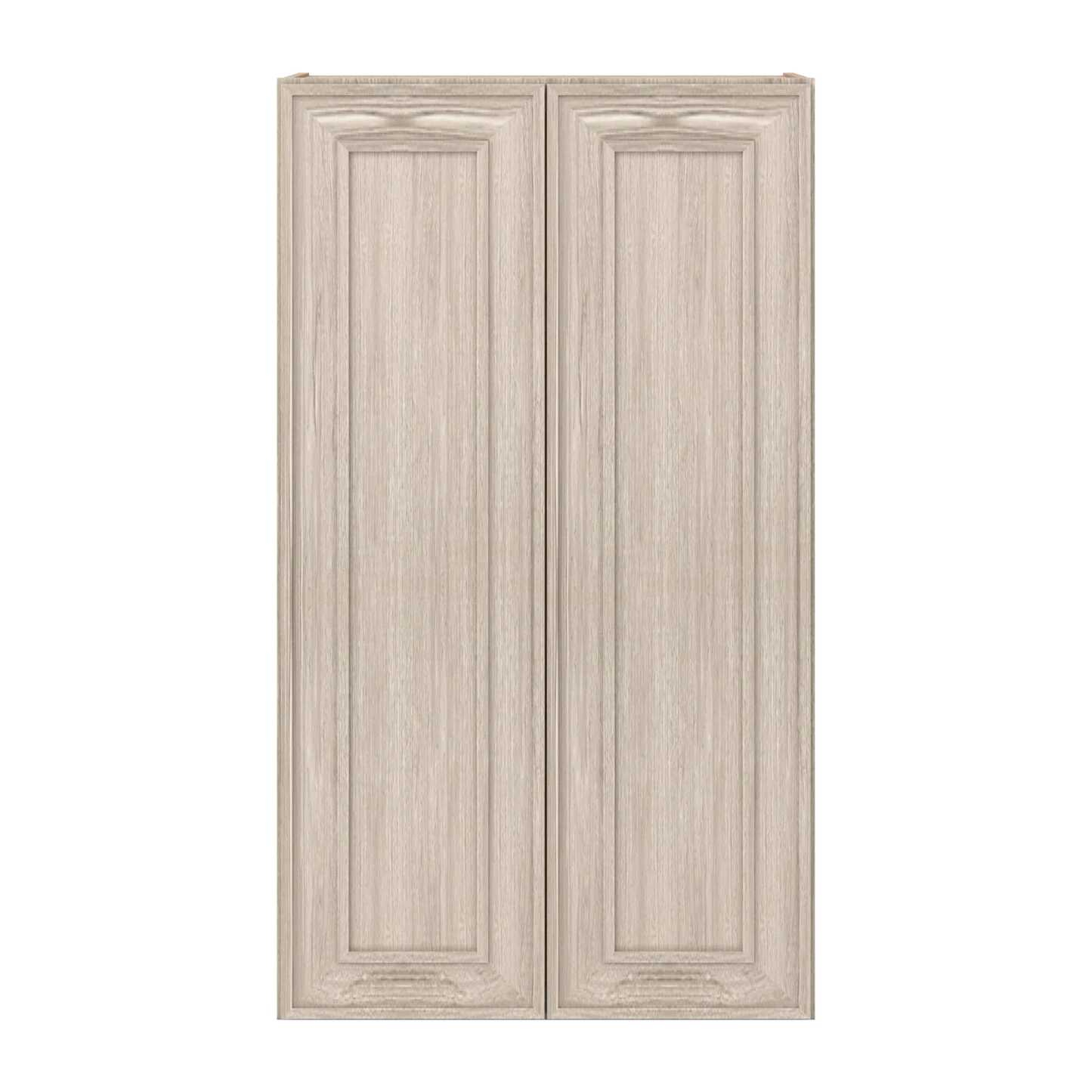 Ivory Elegant Craftsman Shaker W2442 wall cabinet – close front view, RTA kitchen cabinet