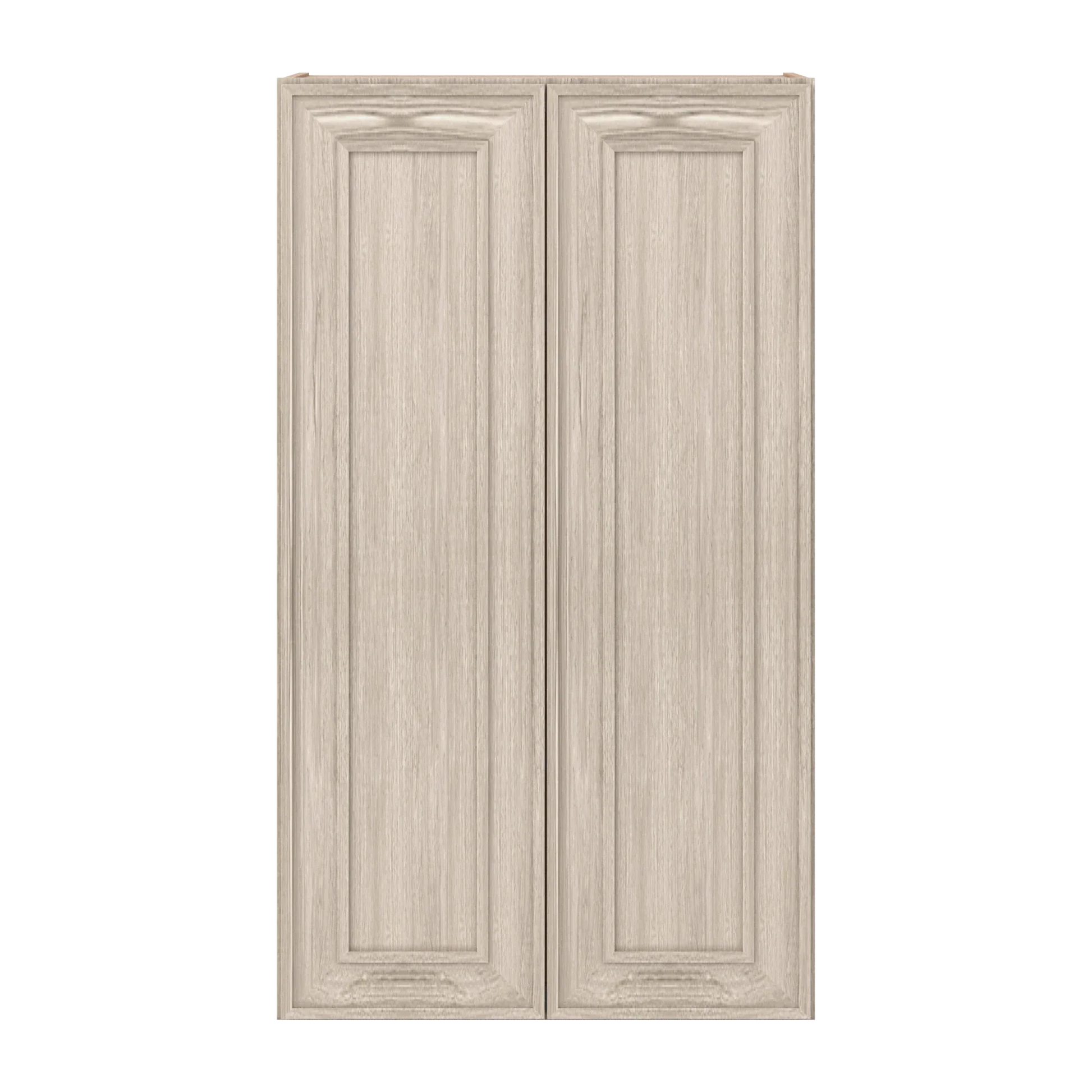 Ivory Elegant Craftsman Shaker W2442 wall cabinet – close front view, RTA kitchen cabinet